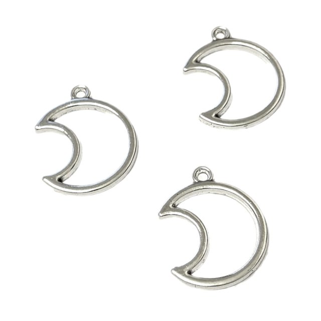 DIJE CIELO LUNA 5387 23X21MM - PARA RESINA