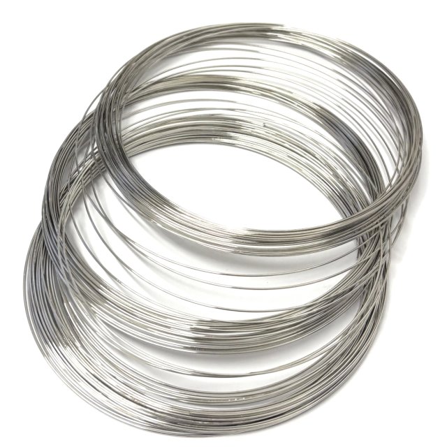 ALAMBRE CON MEMORIA PARA COLLAR (11CM DIAMETRO)