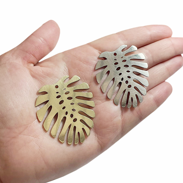 DIJE HOJA MONSTERA 45X40MM ALP-LAT