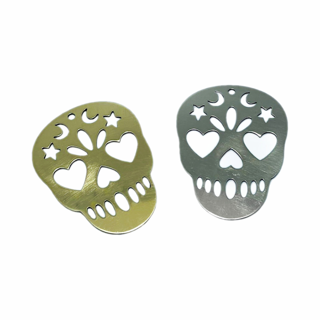 DIJE CALAVERA - CORAZONES 46X36MM ALP-LAT