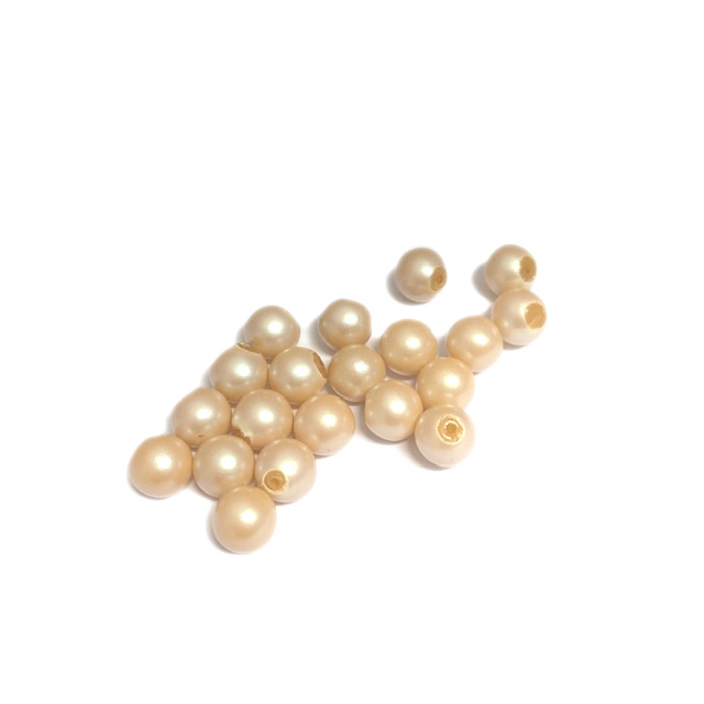 X- PERLAS CRISTAL 8MM -MEDIO AGUJERO