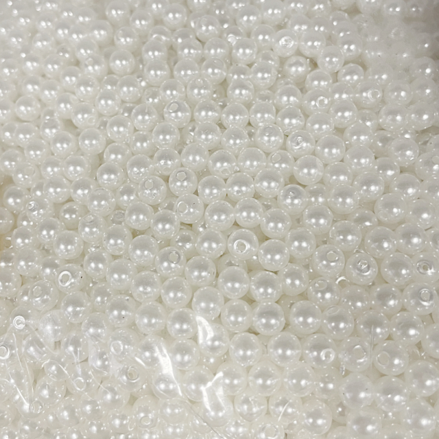 PERLAS PLASTICO 6MM