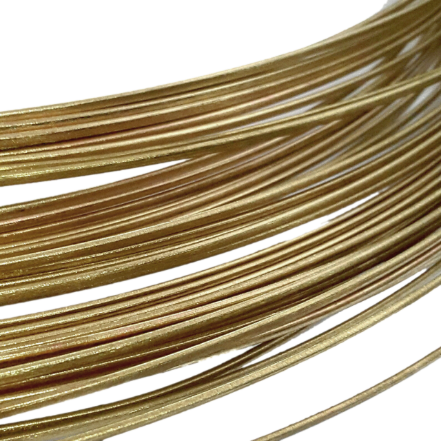 ALAMBRE LATON-BRONCE MEDIA CAÑA 3.0X1.5MM