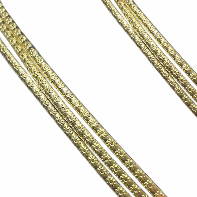 ALAMBRE LATON-BRONCE MEDIA CAÑA 4X2MM LABRADA - 8M