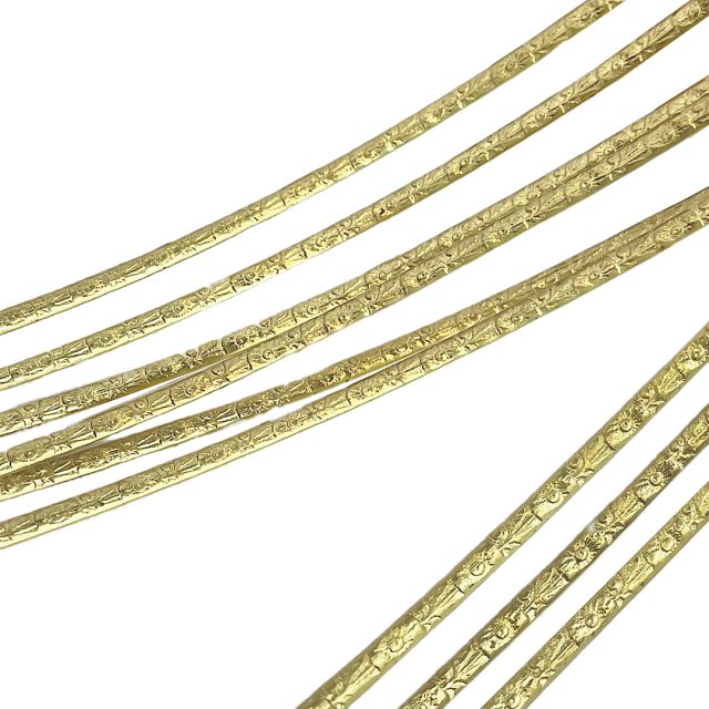 ALAMBRE LATON-BRONCE MEDIA CAÑA 4X2MM LABRADA
