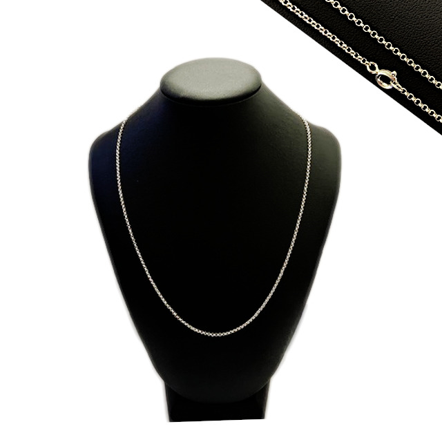 CADENA ARMADA ROLO 1.2MM X 40CM - PLATA 925