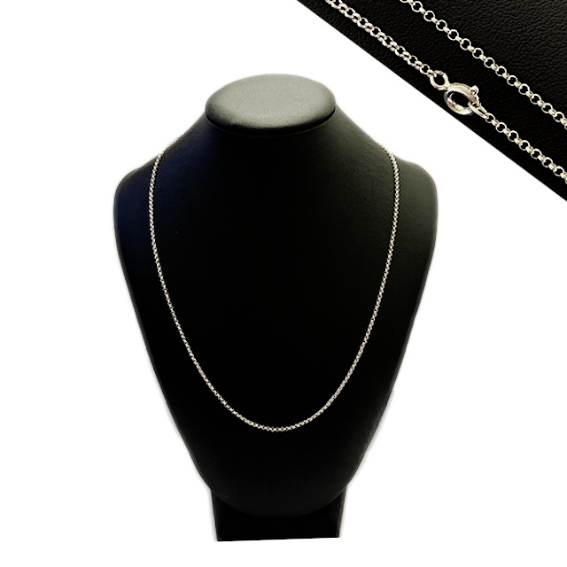 CADENA ARMADA ROLO 2.2MM X 60CM - PLATA 925