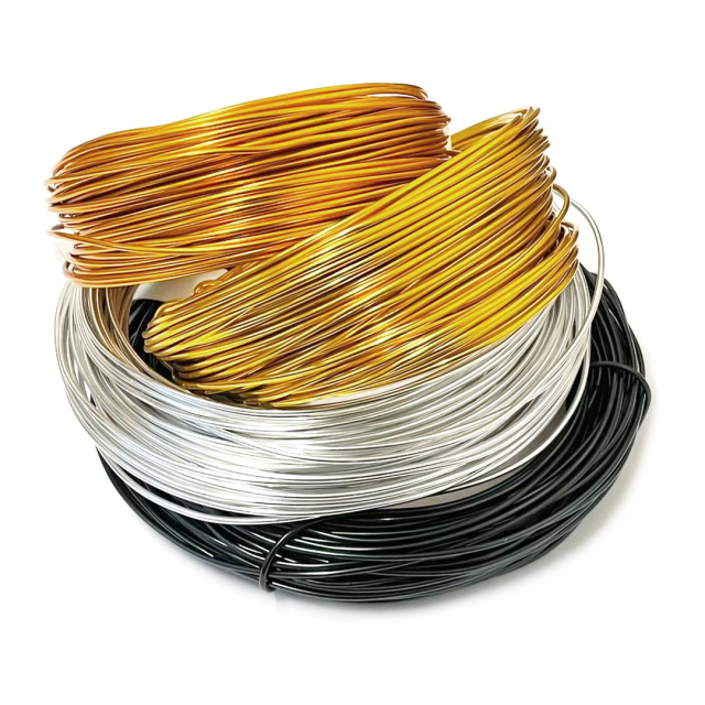 ALAMBRE ALUMINIO 1.5MM COLORES 5G X METRO