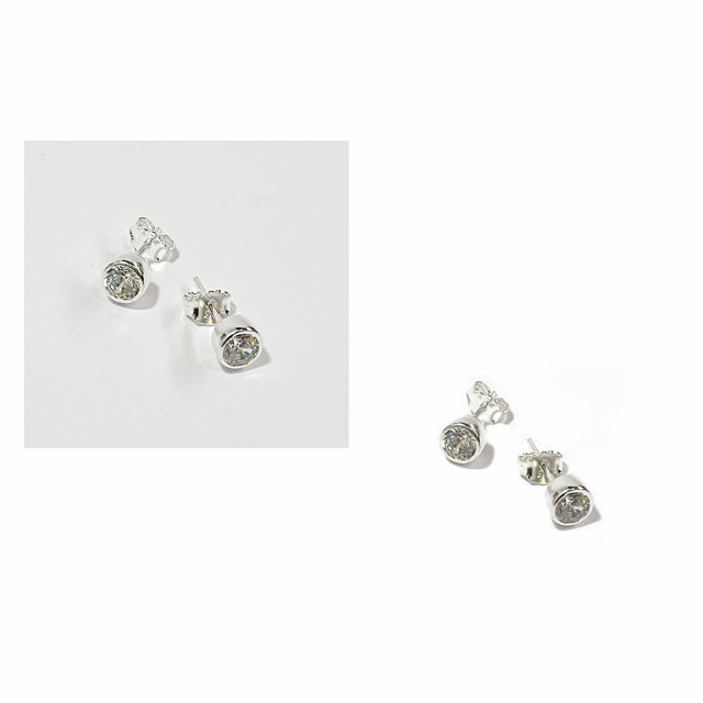 CARAVANAS ZIRCONIAS - PUNTO DE LUZ 6MM - PLATA 925