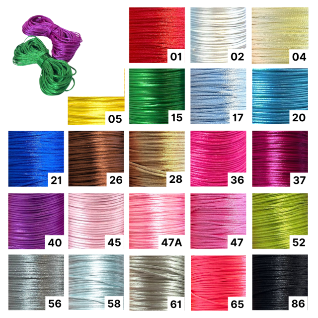 CORDON SEDA-CHINO 1MM (X10 METROS) (PCH) - COLA DE RATON