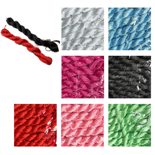 CORDON SEDA-CHINO 0.7MM - COLA DE RATON (20 METROS APROX)