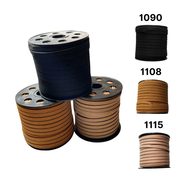 CINTA SIMIL GAMUZA 6MM (BOBINA)