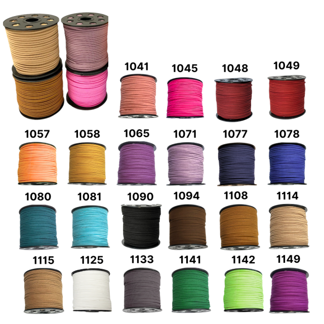 CINTA SIMIL GAMUZA 2.7MM (BOBINA)