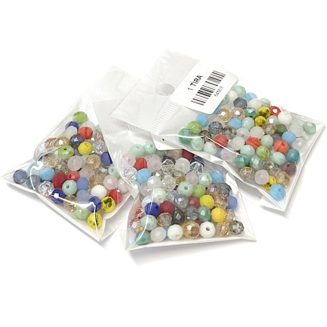 DONA 6X4MM - MIX (SURTIDAS) - SIN ENHEBRAR