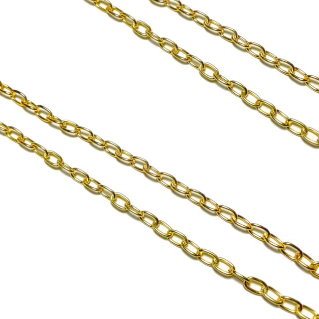 CADENA DERECHA (1X8X5MM) (NACIONAL) - DORADO