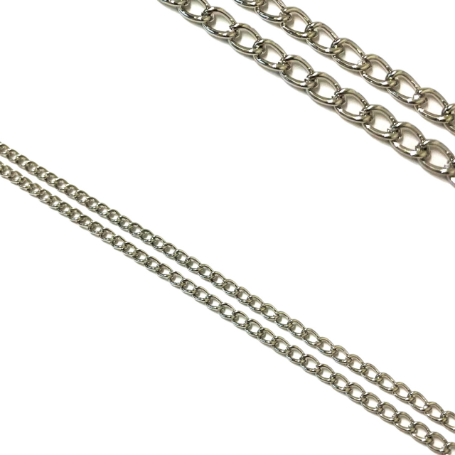 CADENA GRUME (1X6X4MM) (NACIONAL) - NIQUEL