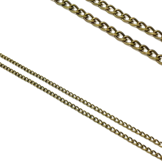 CADENA GRUME (1X5X4MM) (NACIONAL) - ORO VIEJO