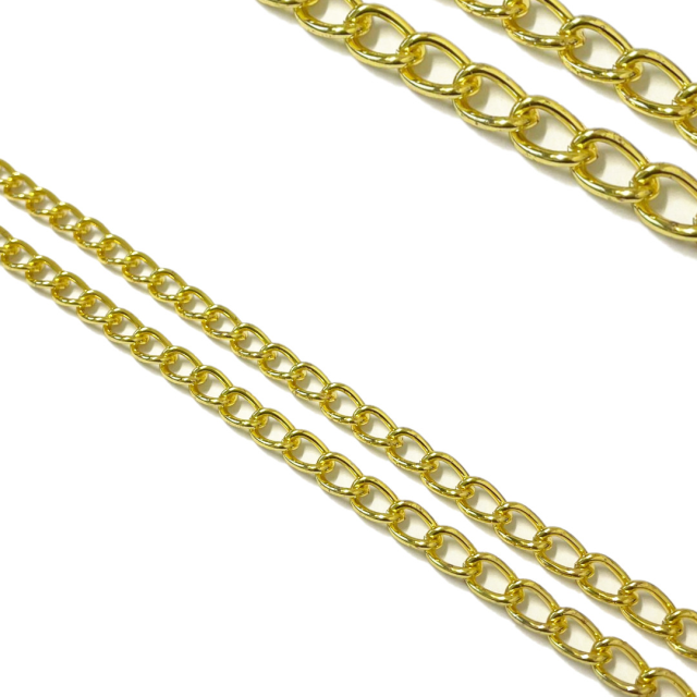CADENA GRUME (1.6X10X8MM) (NACIONAL) - DORADO