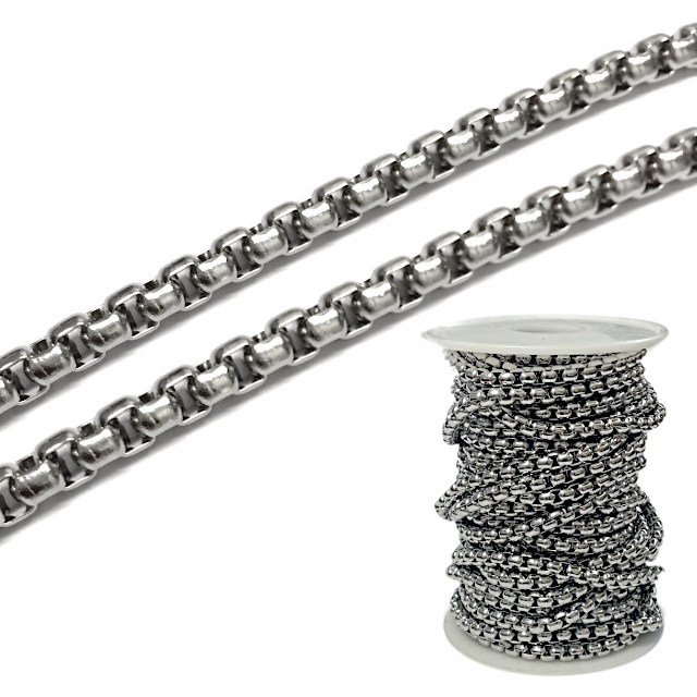 CADENA CUADRADA 5MM - ACERO