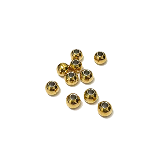 BOLITA 6MM (2MM INTERIOR) - ACERO DORADO