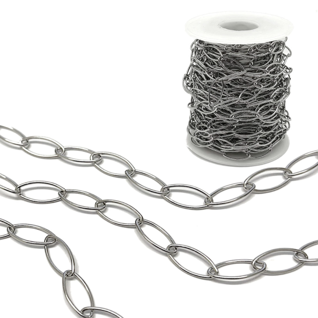 CADENA OVAL 1470 (1X15X7MM) - ACERO