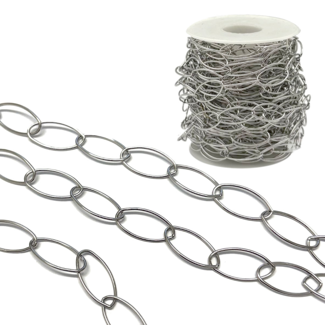 CADENA OVAL 1471 (1X20X10MM) - ACERO