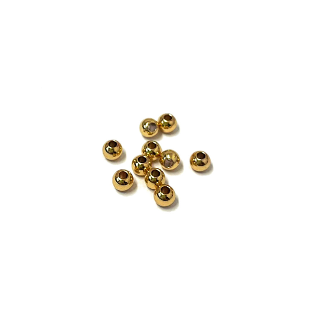 BOLITA 4MM (1.5MM INTERIOR) - ACERO DORADO
