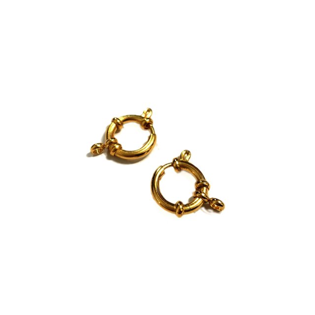 CIERRE ARGOLLA MARINERO 14MM - ACERO DORADO