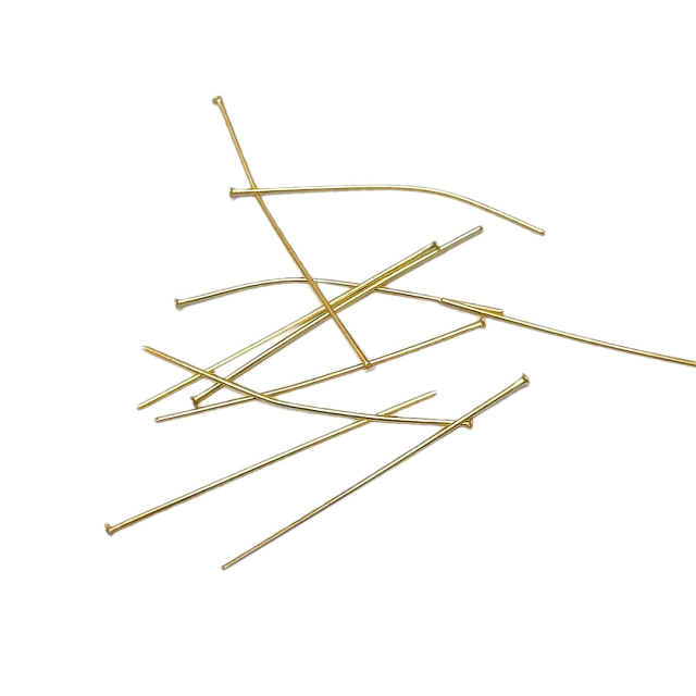 CLAVOS 40X0.7MM - ACERO DORADO