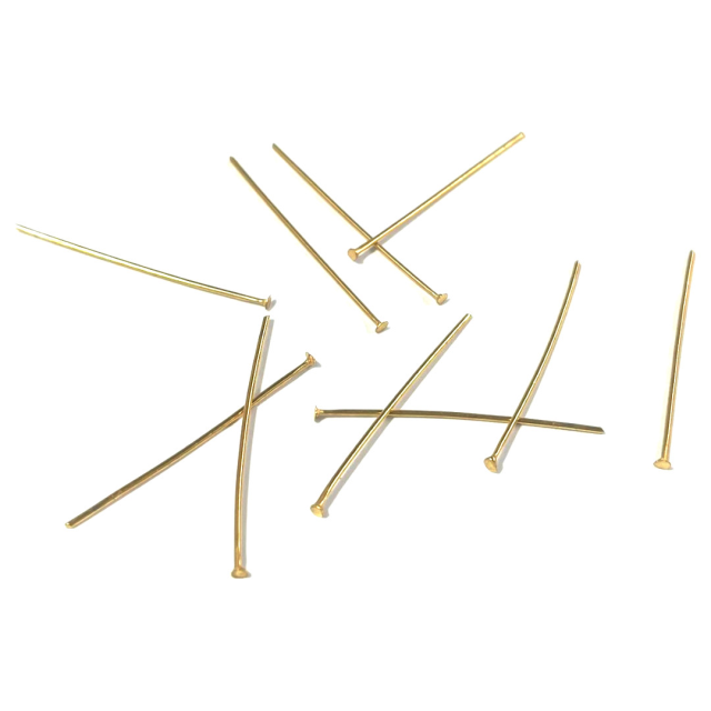 CLAVOS 35X0.7MM - ACERO DORADO