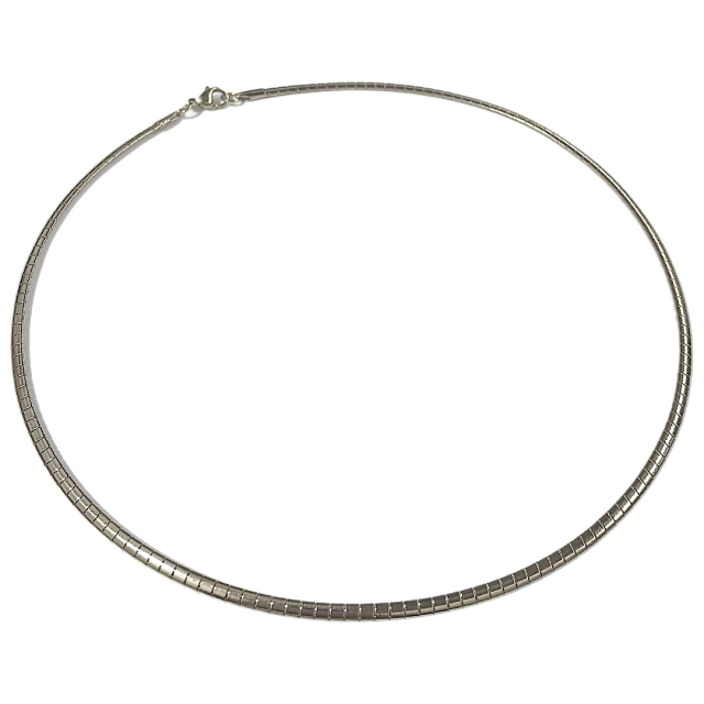 GARGANTILLA FLEXIBLE 3MM X 45CM - ACERO