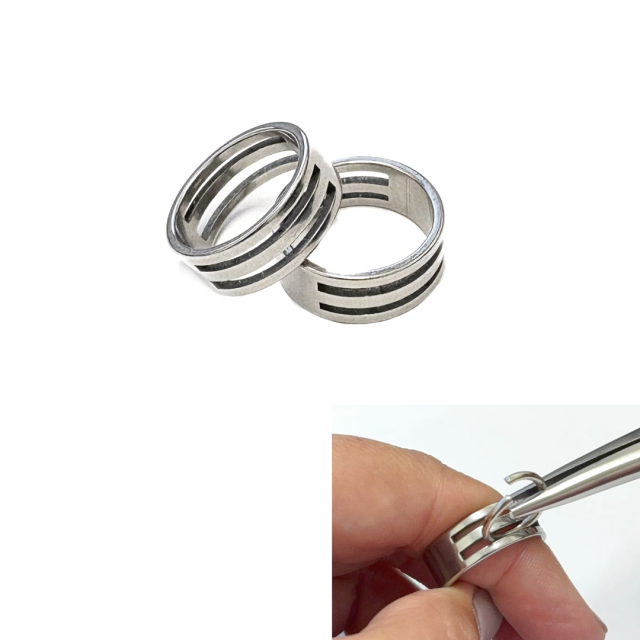 ABRIDOR DE ARGOLLAS 21MM (ANILLO) - ACERO