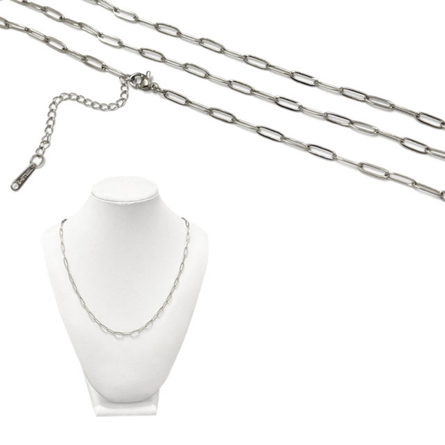 CADENA ARMADA DERECHA 40CM + 5CM ALARGUE - ACERO