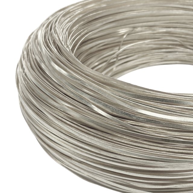 ALAMBRE ALPACA CHATO 3X1MM (24G X METRO) - BLANDO