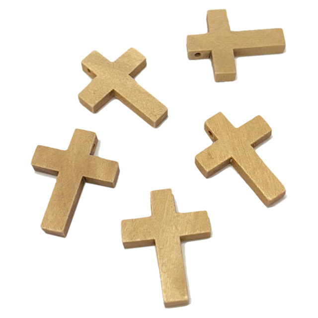 CRUZ MADERA 32X25MM