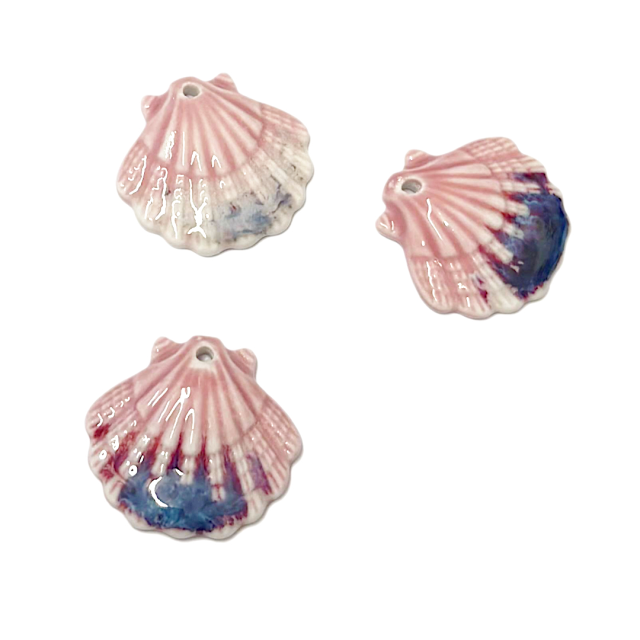 CERAMICA - CARACOLA 29X30MM - ROSADO (MAR)