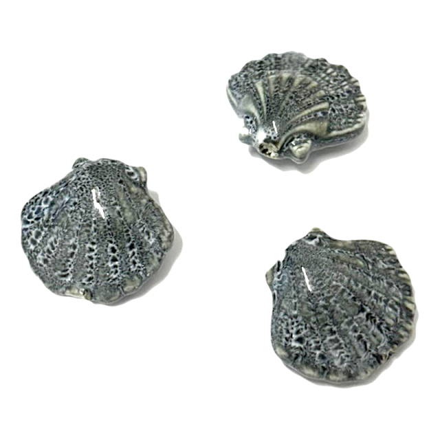 CERAMICA - CARACOLA 28X30MM - GRIS CELESTE (SEPARADOR) (MAR)