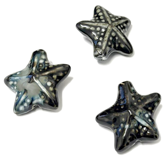 CERAMICA - ESTRELLA 35MM - NEGRO (SEPARADOR)