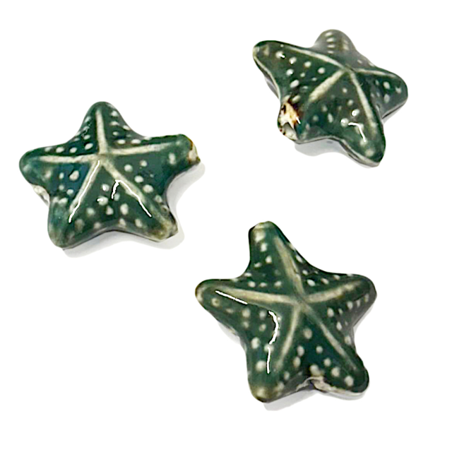 CERAMICA - ESTRELLA 35MM - VERDE (SEPARADOR)