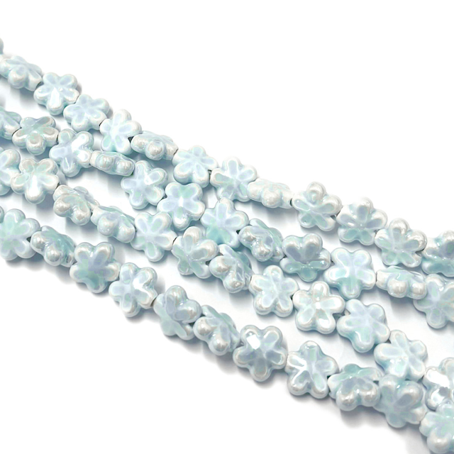 CERAMICA - FLOR 12MM - CELESTE