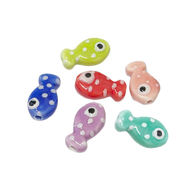 CERAMICA PEZ 19X11MM - MIX (MAR)