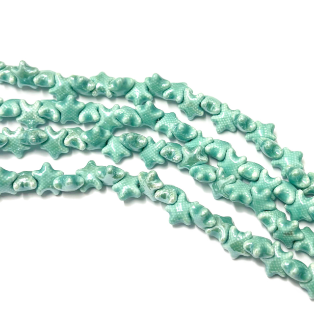 CERAMICA - ESTRELLA DE MAR 11MM - VERDE AGUA