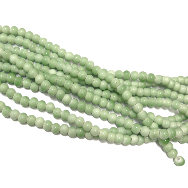 CERAMICA BOLITA 6MM - VERDE CLARO