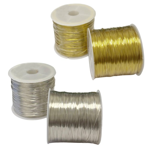 ALAMBRE COBRE CON COLOR 0.40MM - PARA TOCADOS (BOBINA)