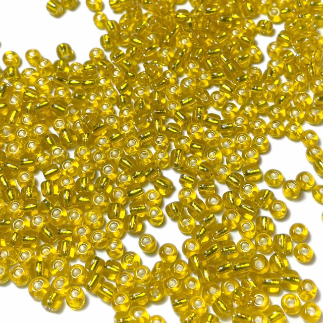 MOSTACILLAS 4X2.5MM PLATEADAS - AMARILLO