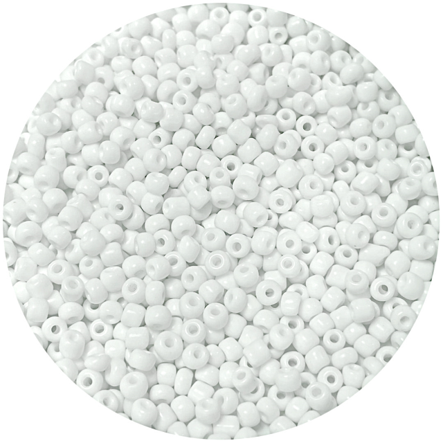 MOSTACILLAS 4X2.5MM OPACAS - BLANCO