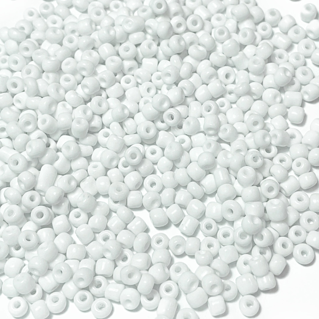 MOSTACILLAS 4X2.5MM OPACAS - BLANCO