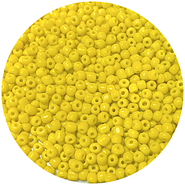 MOSTACILLAS 4X2.5MM OPACAS - AMARILLO