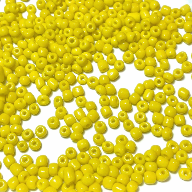 MOSTACILLAS 4X2.5MM OPACAS - AMARILLO