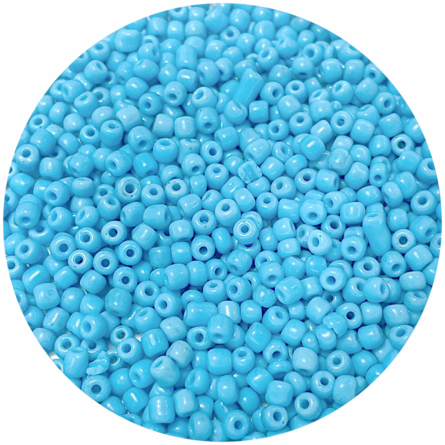 MOSTACILLAS 4X2.5MM OPACAS - CELESTE